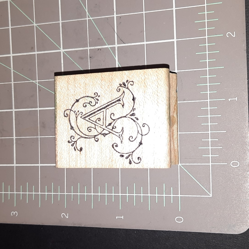 A Monogram Letter Stamp